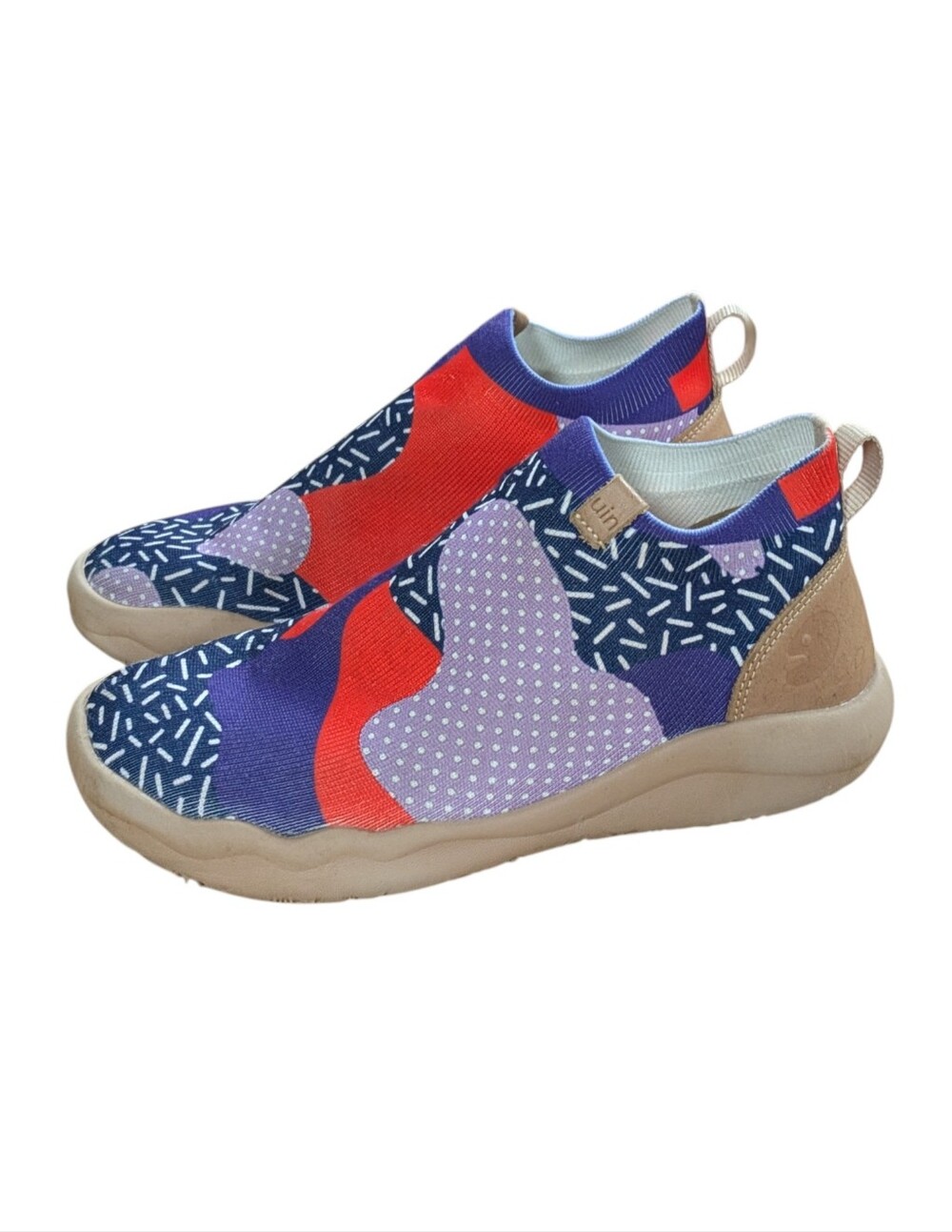 UIN Endless Purple Pursuit Knitted High Top Shoes Size 6.5